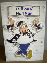 Load image into Gallery viewer, To Spurs No.1 Fan Tottenham Hotspur Football Birthday Card with Envelope