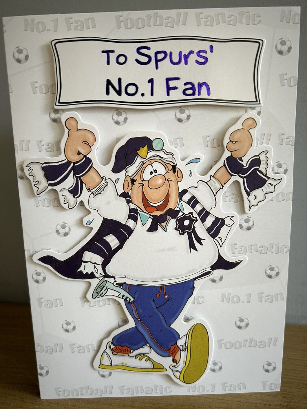 To Spurs No.1 Fan Tottenham Hotspur Football Birthday Card with Envelope
