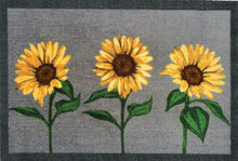 Load image into Gallery viewer, Sunflower Floral Sunflowers Washable &amp; Hard-Wearing Nylon Indoor Mat 75cm x 50cm