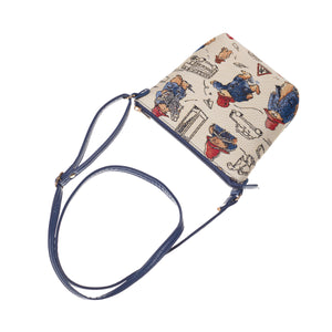 Paddington Bear Tapestry Shoulder Sling Bag FREE UK Postage