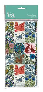 De Morgan Tiles V & A Tissue Paper 4 Sheets Free UK Postage