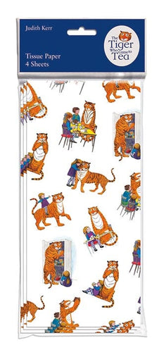 The Tiger who came to Tea Judith Kerr Tissue Paper 4 Sheets Free UK Postage