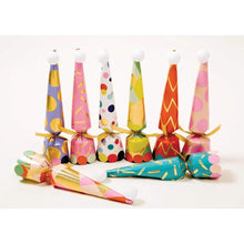 Load image into Gallery viewer, Caspari Party Hats Cone Celebration Crackers - 8 Per Box FREE UK Postage