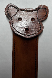 Leather Bookmark Mouse Handmade Free UK Postage