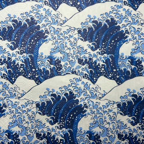 Kanagawa Great Wave Paper Party Napkins pack of 5 3 ply serviettes FREE UK Postage